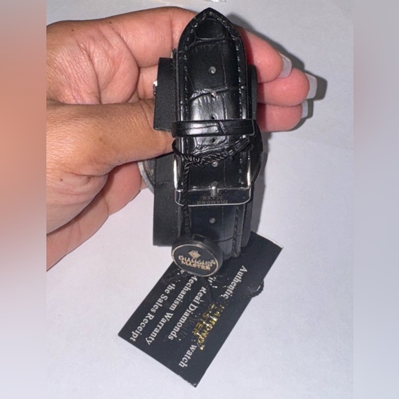 Real Diamond Watch Anniversary Birthday Christmas Gift For Him 100% Real Diamond - Picture 4 of 8